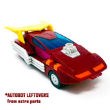 Transformers G1 Autobot Leftovers red race car toy
