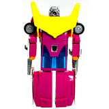 Transformers Pink Prototype G1 hot Rod custom part swap collecticon toys robot action figure toy accessories back