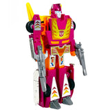Transformers Pink Prototype G1 hot Rod custom part swap collecticon toys robot action figure toy accessories front angle