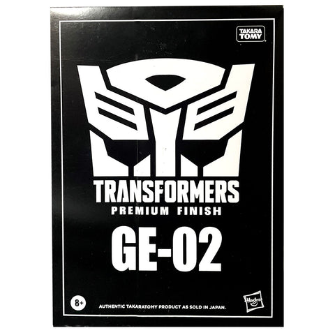 Transformers Premium Finish PF GE-02 Megatron WFC siege voyager usa hasbro black sleeve box package front