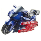 Transformers Prime Cyberverse Legion Class 2 003 Arcee Stealth Fighter snap-on blaster Snap-on Blaster Motorcycle Toy Stock Photo