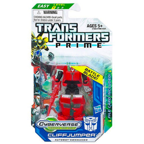 Transformers Prime Cyberverse Legion Class 2 005 Cliffjumper Autobot Commando Battle Blade Box Package Front