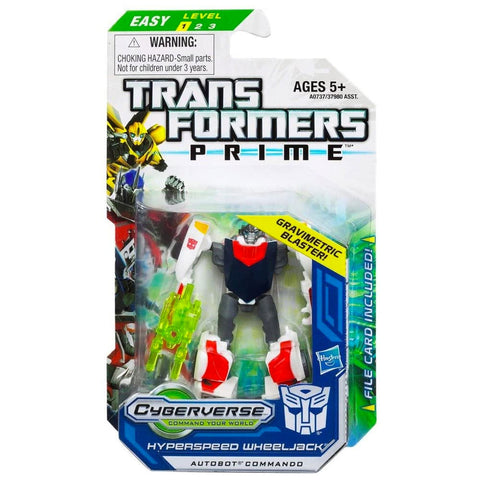 Transformers Prime Cyberverse Legion Class 2 010 Hyperspeed Wheeljack Gravimetric Blaster Box Package Front