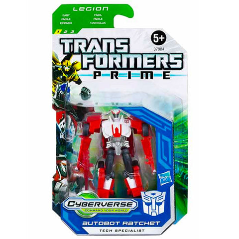 Transformers Prime Cyberverse Ratchet Legion Multilingual box package front