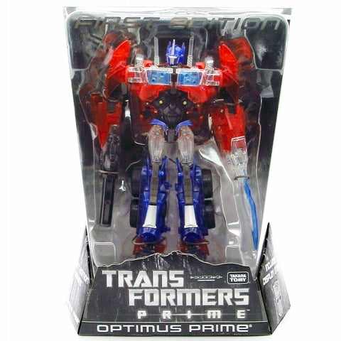 Transformers Prime First Edition Voyager Shining Optimus Prime Clear Translucent TakaraTomy Japan Box Package Front