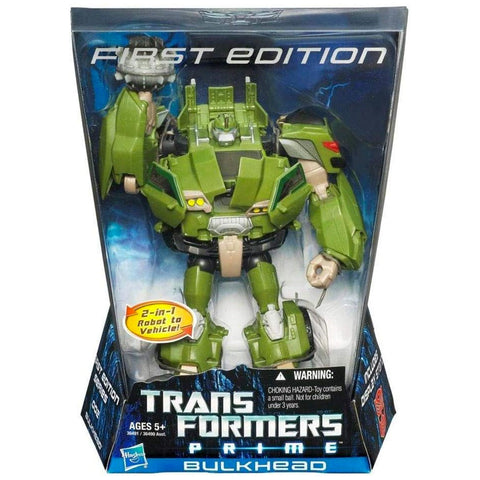 Transformers Prime First Edition 002 Voyager Bulkhead Hasbro USA Box Package Front