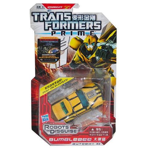 Transformers Prime Robots In Disguise 001 Bumblebee Deluxe box package front china variant
