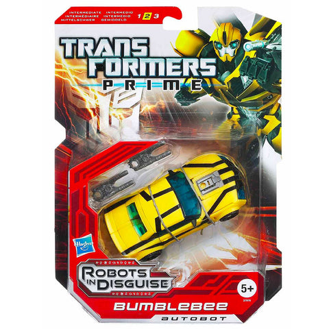 Transformers Prime Robots In Disguise 001 Bumblebee Deluxe Box package front short card UK