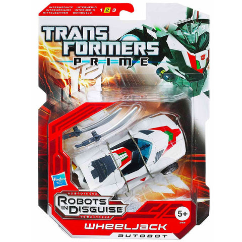 Transformers Prime Robots in Disguise 003 Wheeljack deluxe box package front short card UK variant