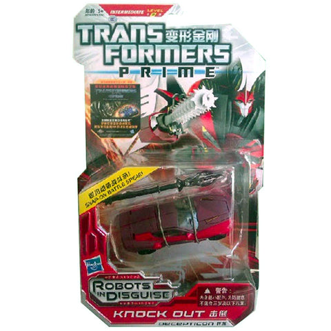 Transformers Prime Robots in Disguise 007 Knock out deluxe box package china variant front