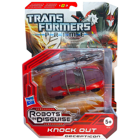 Transformers Prime Robots In Disguise 007 knock out deluxe box package short card UK front