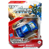Transformers Prime Robots in Disguise 009 Hot Shot Deluxe box package short card UK front