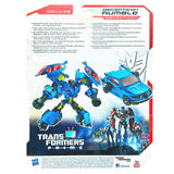Transformers Prime Robots in Disguise 014 Decepticon Rumble deluxe box package back short card UK