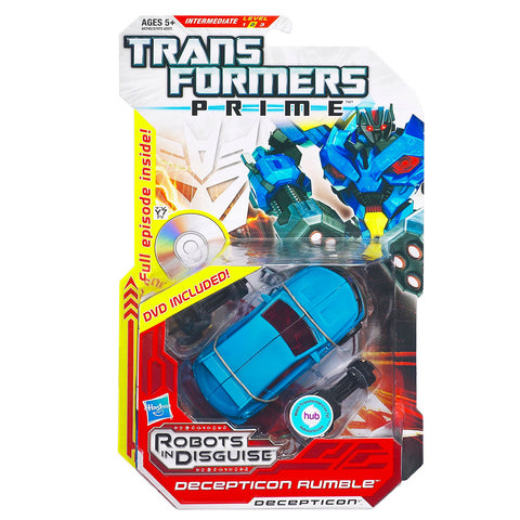 Transformers Prime Robots in Disguise 014 Decepticon Rumble deluxe box package dvd included front