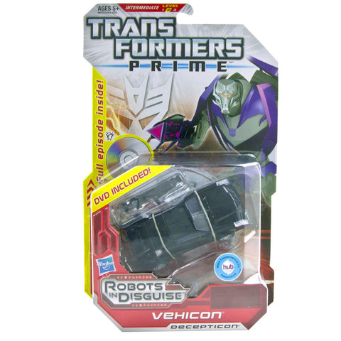 Transformers Prime Robots in Disguise Deluxe 008 Vehicon DVD Included Box Package Front