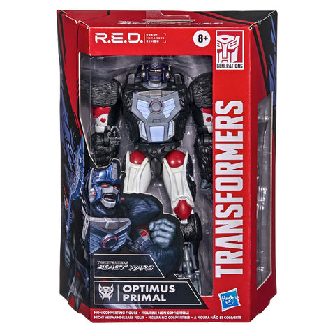 Transformers R.E.D. robot enhanced design optimus primal walmart exclusive box package front