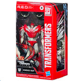 Transformers RED SERIES Prime Knockout Decepticon box package front angle digibash