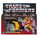 Transformers Vintage G1 reissue Hot Rod Rodimus backwards package box walmart