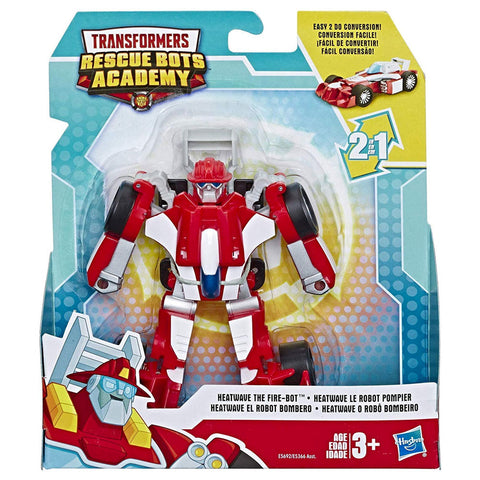 Transformers Rescue Bots Academy Heatwave the fire-bot race car box package front