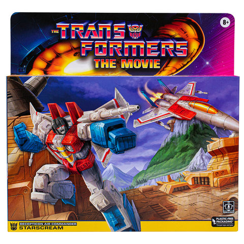 Transformers Retro TF:TM G1 Starscream walmart exclusive reissue box package front