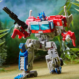 Transformers Movie Rise of the Beasts ROTB Optimus Prime Voyager robot action figure crouch photo