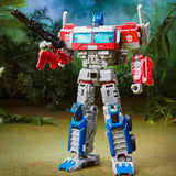 Transformers Movie Rise of the Beasts ROTB Optimus Prime Voyager robot action figure toy standing photo
