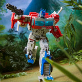 Transformers Movie Rise of the Beasts ROTB Optimus Prime Voyager red robot action figure robot toy running photo