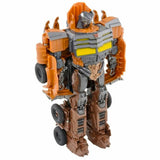 Transformers buzzworthy bumblebee Rise of the Beasts ROTB Scourge Smash Changers action figure robot toy front top angle