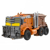 Transformers buzzworthy bumblebee Rise of the Beasts ROTB Scourge Smash Changers truck armored vehicle toy front angle