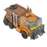 Transformers buzzworthy bumblebee Rise of the Beasts ROTB Scourge Smash Changers truck armored vehicle toy front top angle