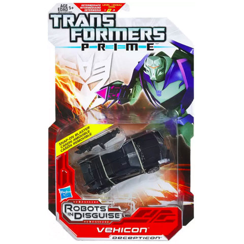 Transformers Robots in Disguise 008 Vehicon deluxe box package front multilingual