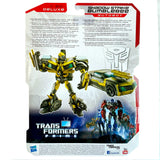 Transformers Robot in Disguise 011 Shadow Strike Bumblebee Box package short card uk variant back