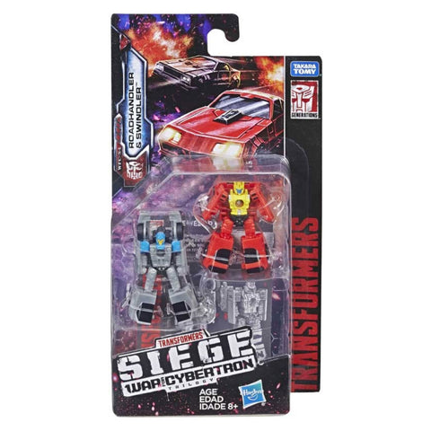 Transformers War For Cybertron Siege WFC-S4 Autobot Roadhandler Swindler Micromaster Race Car Patrol Package