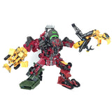 Transformers Studio Series ROTF Devastator combined standing Robot Toy in hand red leg