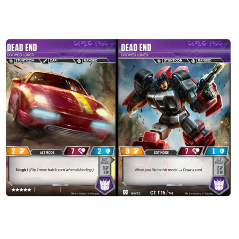 Transformers TCG Card Game Dead End Doomed Loner Combiner