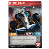 Transformers TCG Card Game Autobot Mirage Lone Wolf Back Race Car