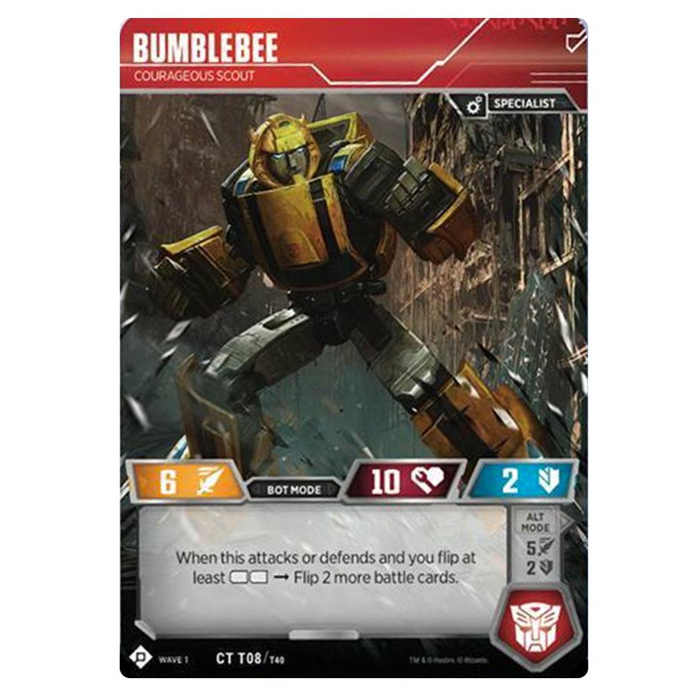 Transformers TCG Bumblebee Courageous Scout - Character Card Transformers TCG Bumblebee Courageous Scout - Character Card