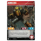 Transformers TCG Card Game Bumblebee Curageous Scout Robot Front