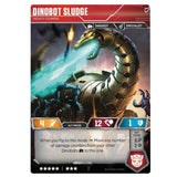 Transformers TCG Card Game Dinobot Sludge Mighty Stomper Dinosaur Back