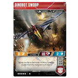 Transformers TCG Card Game Dinobot Swoop Fearsome Flyer Back dinosaur mode