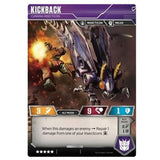Transformers TCG Card game Kickback Cunning Insecticon Alt-mode Back Artwork