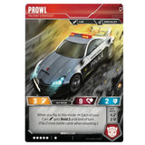 Transformers TCG Card Game Wave 1 Prowl Military Strategist Back Vehicle