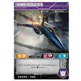 Transformers TCG Card Game Thundercracker Mach Warrior Back Jet