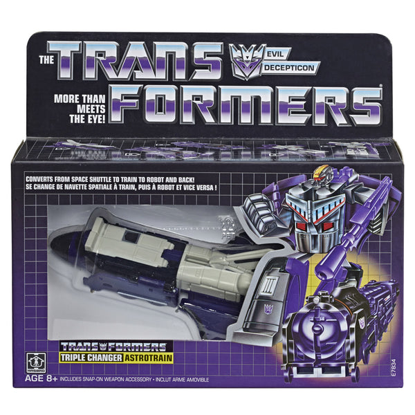 Buy Transformers Vintage G1 Triplechanger Astrotrain Reissue