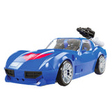 Transformers War for Cybertron Kingdom WFC-K26 Deluxe Tracks G1 blue corvette car Toy Render