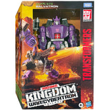 Transformers War for Cybertron Kingdom WFC-K28 Leader Galvatron Box Package front Corrected shoulders