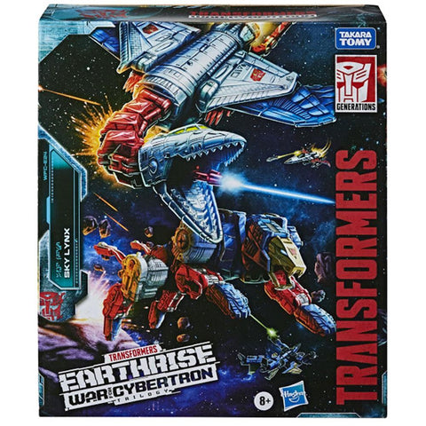 Transformers War For Cybertron Earthrise WFC-E24 Commander Class Sky Lynx Box Package Front