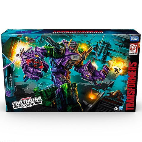 Transformers War for Cybertron Earthrise WFC-E25 Titan Scorponok Box Package Front