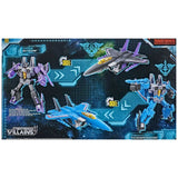 Transformers War for Cybertron WFC-E29 Voyager Seeker Thundercracker Skywarp Box Package Back