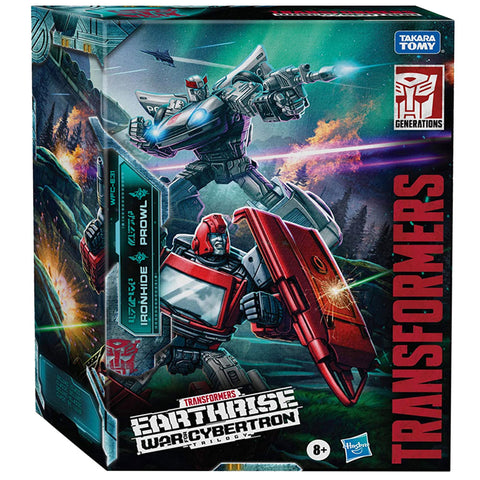 Transformers War for Cybertron Earthrise WFC-E31 Prowl Ironhide Autobot Alliance2-pack Box package front